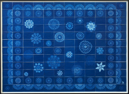 Dunja Evers_symetrical cortex_cyanotype